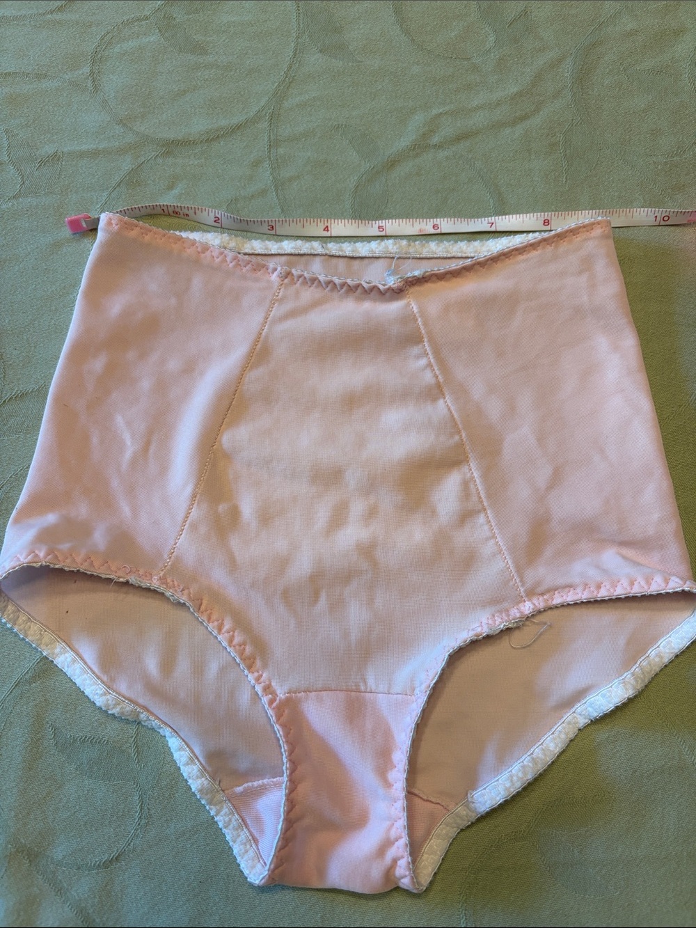 Vintage High-Waist Women’s Seam-Panel Pink girdle